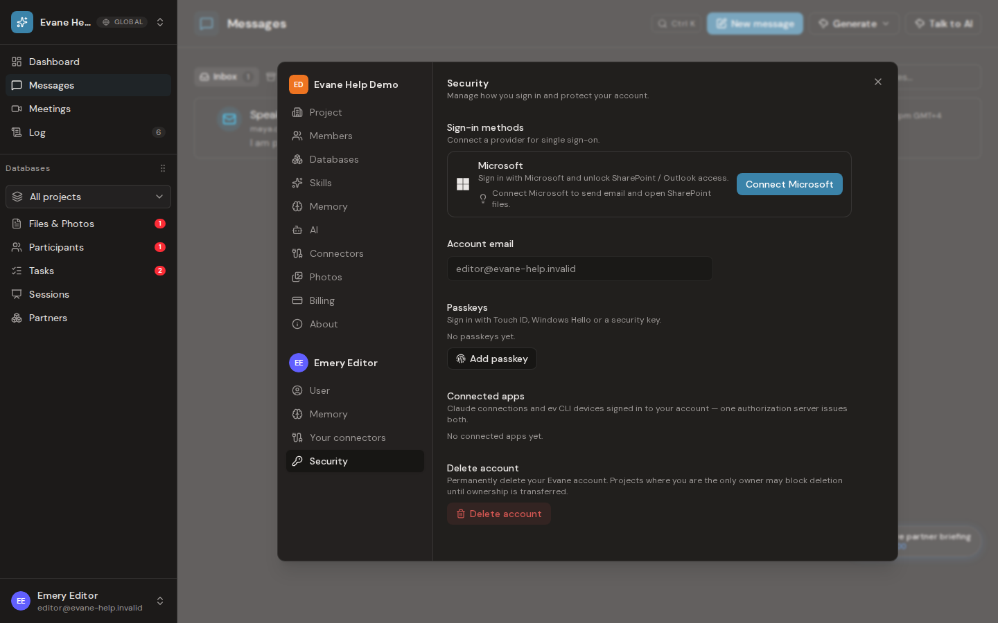 Reply, reply all, and forward email in Evane