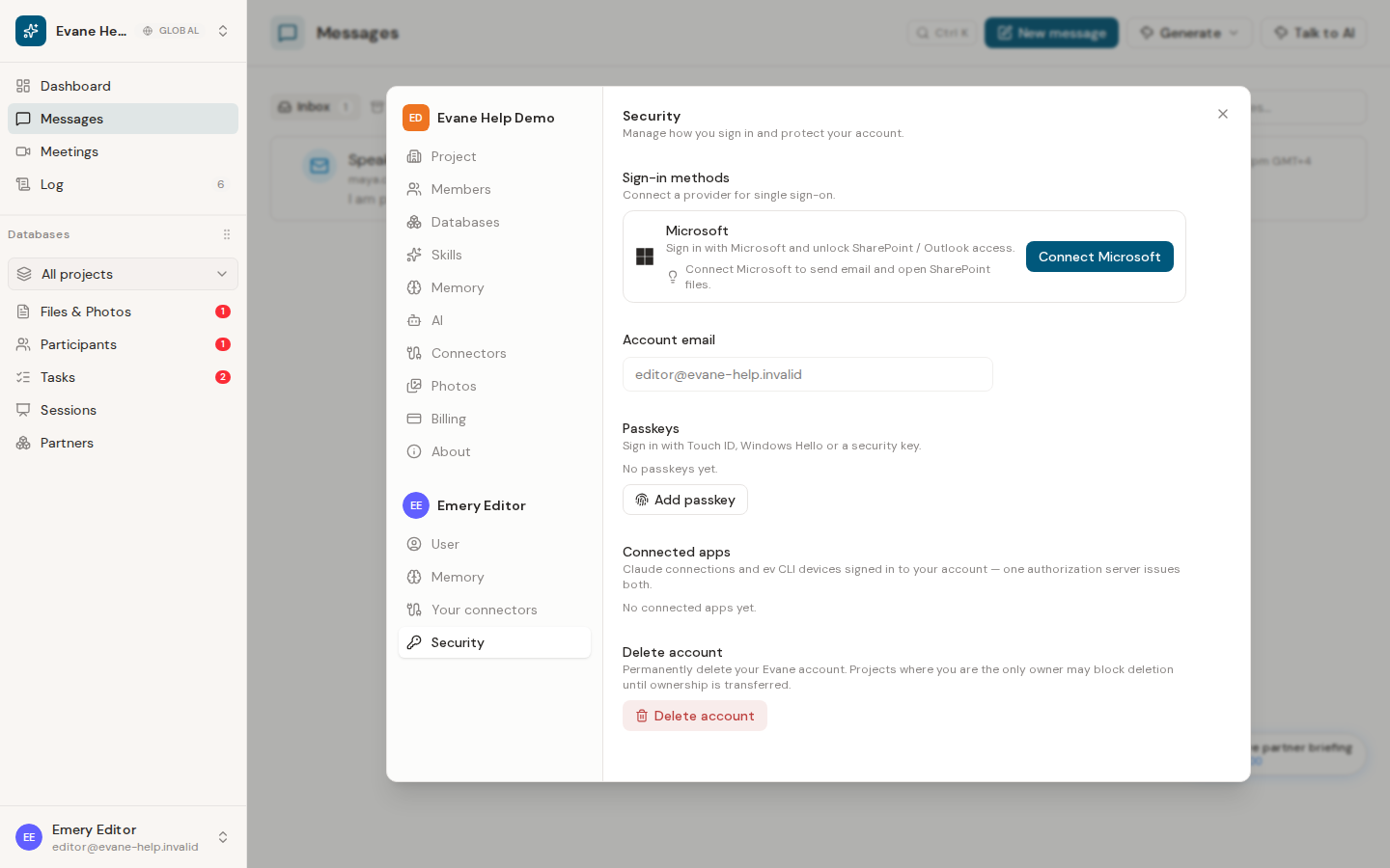 Reply, reply all, and forward email in Evane